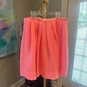 Pink Tartan Vibrant Pink A-Line Skirt